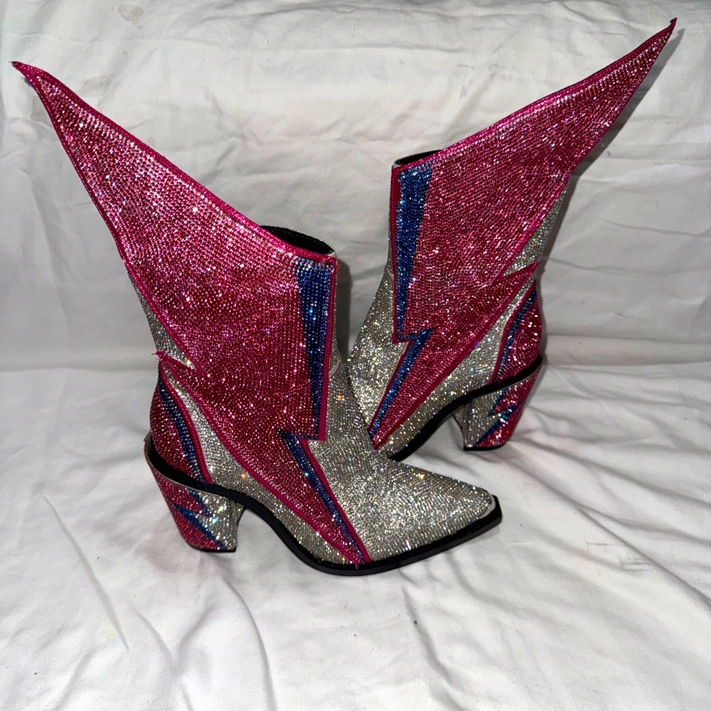 Dolls Kill Club Exx Sheriff Shine Ziggy Cowboy Boots SOLD OUT